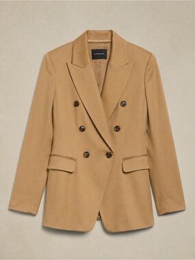Banana Republic 2024 Icon Double Breasted Cotton Blazer